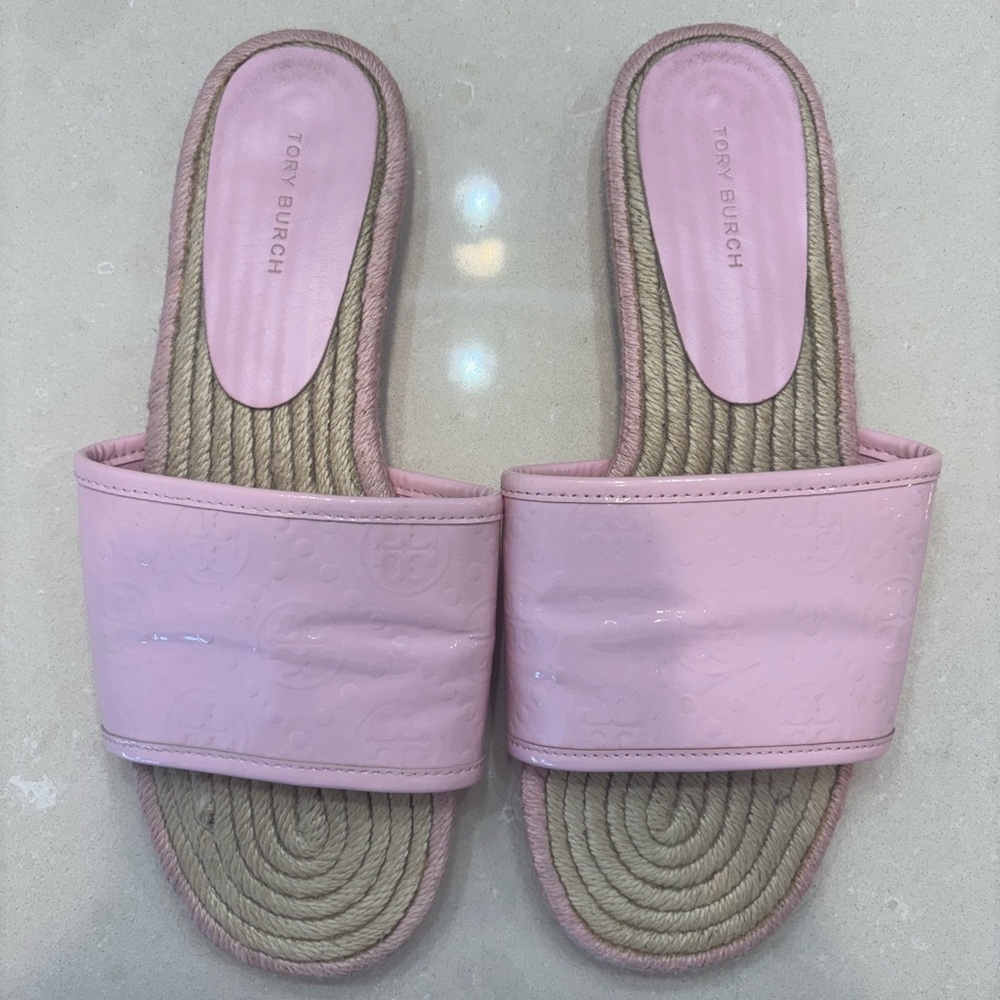 Tory Burch Pink Slide Sandals